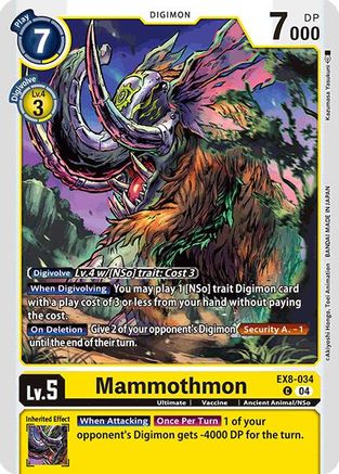 Mammothmon [EX8-034] [Chain of Liberation] - Trinity Hobby