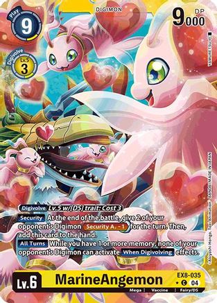 MarineAngemon [EX8-035] (Limited Foil) [Chain of Liberation] - Trinity Hobby