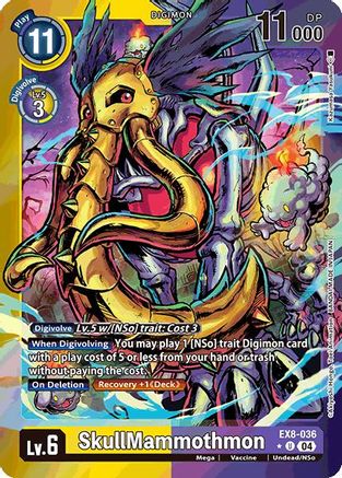 SkullMammothmon [EX8-036] (Limited Foil) [Chain of Liberation] - Trinity Hobby