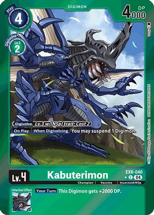 Kabuterimon [EX8-040] (Limited Foil) [Chain of Liberation] - Trinity Hobby
