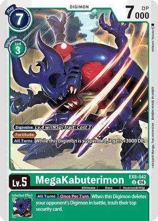 MegaKabuterimon [EX8-042] [Chain of Liberation] - Trinity Hobby