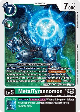 MetalTyrannomon [EX8-043] [Chain of Liberation] - Trinity Hobby