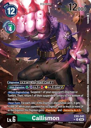 Callismon [EX8-045] (Alternate Art) [Chain of Liberation] - Trinity Hobby