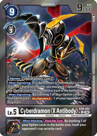 Cyberdramon [EX8-052] (X Antibody) (Limited Foil) [Chain of Liberation] - Trinity Hobby
