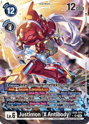 Justimon (X Antibody) [EX8-054] (Alternate Art) [Chain of Liberation] - Trinity Hobby
