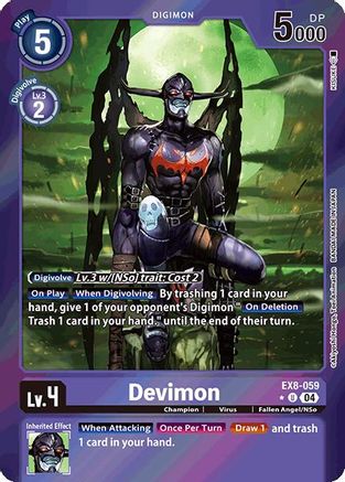 Devimon [EX8-059] (Limited Foil) [Chain of Liberation] - Trinity Hobby