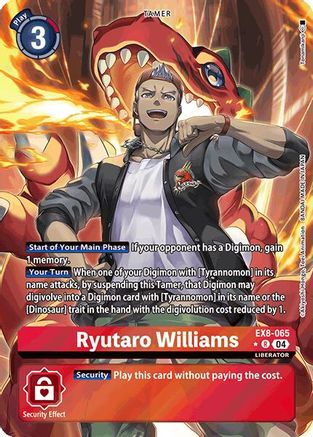 Ryutaro Williams [EX8-065] (Alternate Art) [Chain of Liberation] - Trinity Hobby
