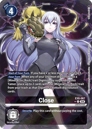 Close [EX8-067] (Alternate Art) [Chain of Liberation] - Trinity Hobby