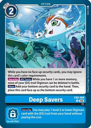 Deep Savers [EX8-068] [Chain of Liberation] - Trinity Hobby