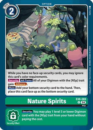 Nature Spirits [EX8-069] [Chain of Liberation] - Trinity Hobby