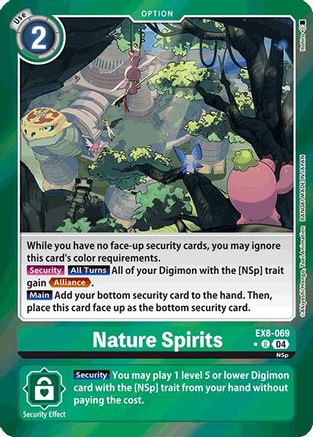Nature Spirits [EX8-069] (Limited Foil) [Chain of Liberation] - Trinity Hobby