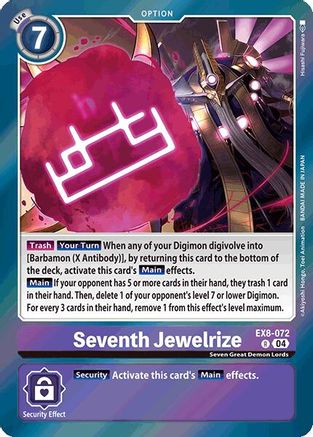 Seventh Jewelrize [EX8-072] [Chain of Liberation] - Trinity Hobby