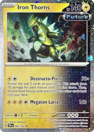 Iron Thorns (Cosmos Holo) - (062/162) Holofoil [Miscellaneous Cards & Products]