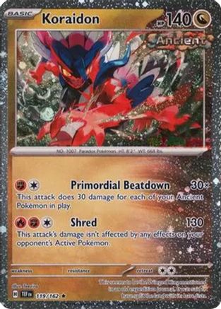 Koraidon (Cosmos Holo) - (119/162) Holofoil [Miscellaneous Cards & Products]
