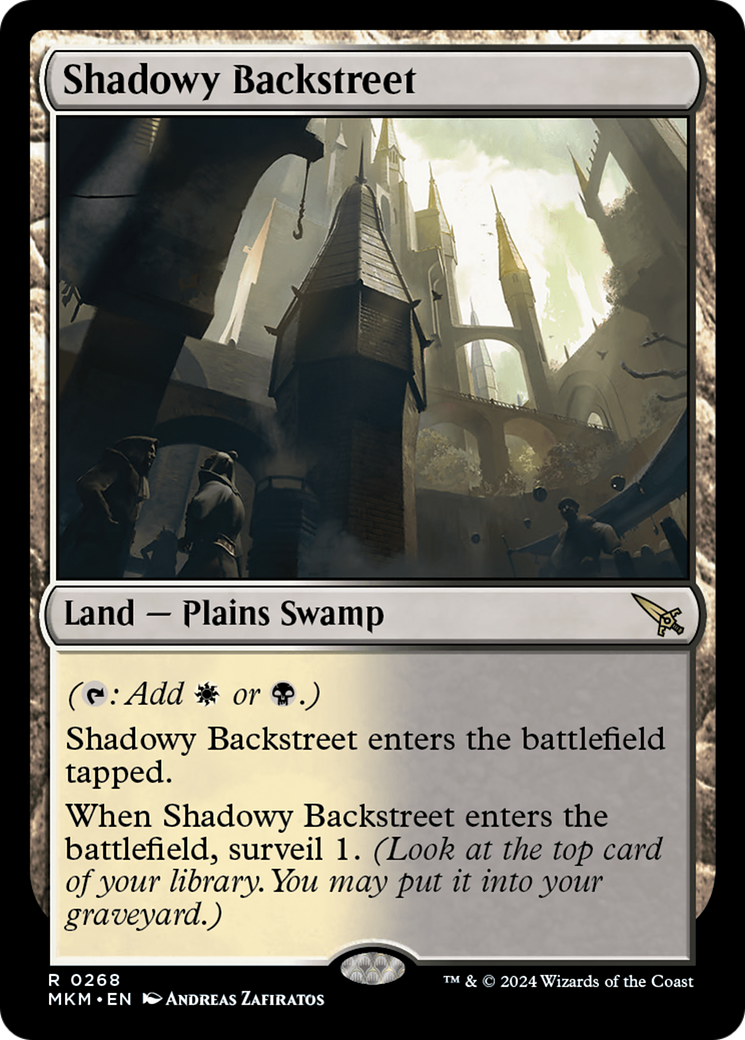 Shadowy Backstreet [Murders at Karlov Manor] - Trinity Hobby