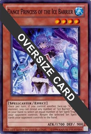 Dance Princess of the Ice Barrier (Oversized) [STBL-EN033] Promo - Trinity Hobby