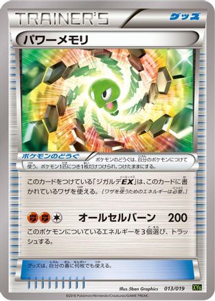 Power Memory (Japanese)  013/019 - [XYG ZygardeEX Perfect Battle Deck]
