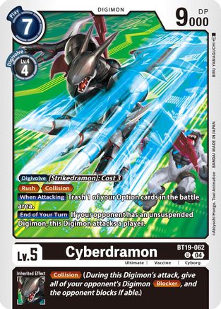 Cyberdramon [BT19-062] [Release Special Booster Ver.2.5] - Trinity Hobby