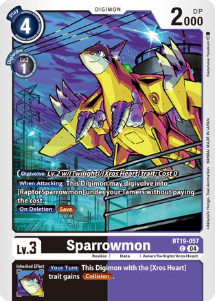 Sparrowmon [BT19-057] [Release Special Booster Ver.2.5] - Trinity Hobby