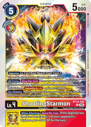 ShootingStarmon [BT19-035] [Release Special Booster Ver.2.5] - Trinity Hobby