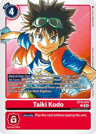Taiki Kudo [BT19-079] [Release Special Booster Ver.2.5] - Trinity Hobby