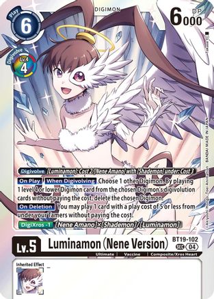Luminamon [BT19-102] (Nene Version) [Release Special Booster Ver.2.5] - Trinity Hobby