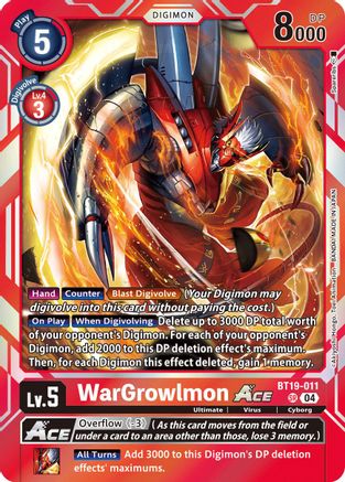 WarGrowlmon ACE [BT19-011] [Release Special Booster Ver.2.5] - Trinity Hobby