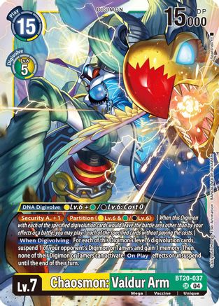 Chaosmon: Valdur Arm [BT20-037] [Release Special Booster Ver.2.5] - Trinity Hobby