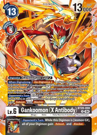 Gankoomon [BT20-059] (X Antibody) [Release Special Booster Ver.2.5] - Trinity Hobby