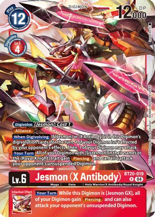 Jesmon [BT20-019] (X Antibody) [Release Special Booster Ver.2.5] - Trinity Hobby