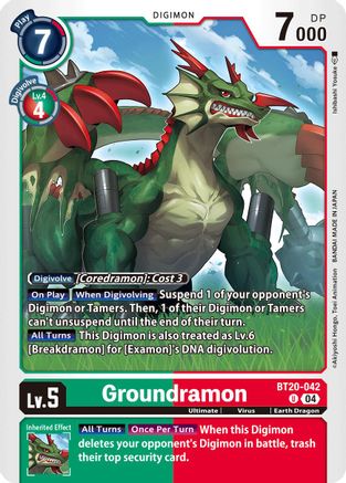 Groundramon [BT20-042] [Release Special Booster Ver.2.5] - Trinity Hobby