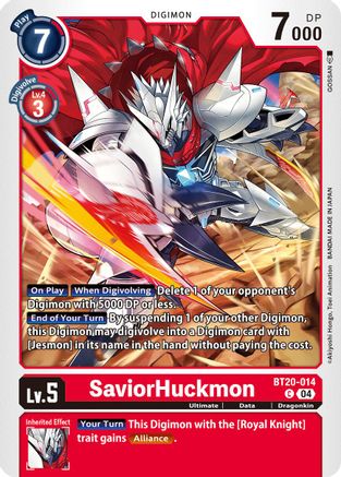 SaviorHuckmon [BT20-014] [Release Special Booster Ver.2.5] - Trinity Hobby