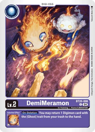 DemiMeramon [BT20-006] [Release Special Booster Ver.2.5] - Trinity Hobby