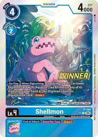 Shellmon [P-164] (Store Tournament 2025 Vo.1 Winner Pack) [Promotional Cards] - Trinity Hobby