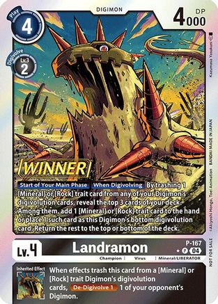 Landramon [P-167] (Store Tournament 2025 Vo.1 Winner Pack) [Promotional Cards] - Trinity Hobby