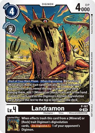 Landramon [P-167] (Store Tournament 2025 Vo.1 Participation Pack) [Promotional Cards] - Trinity Hobby