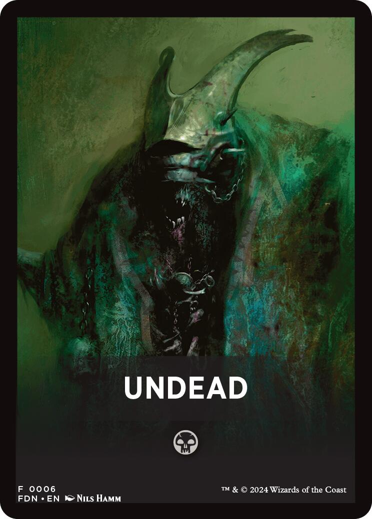 Undead Theme Card [Foundations Tokens] - Trinity Hobby