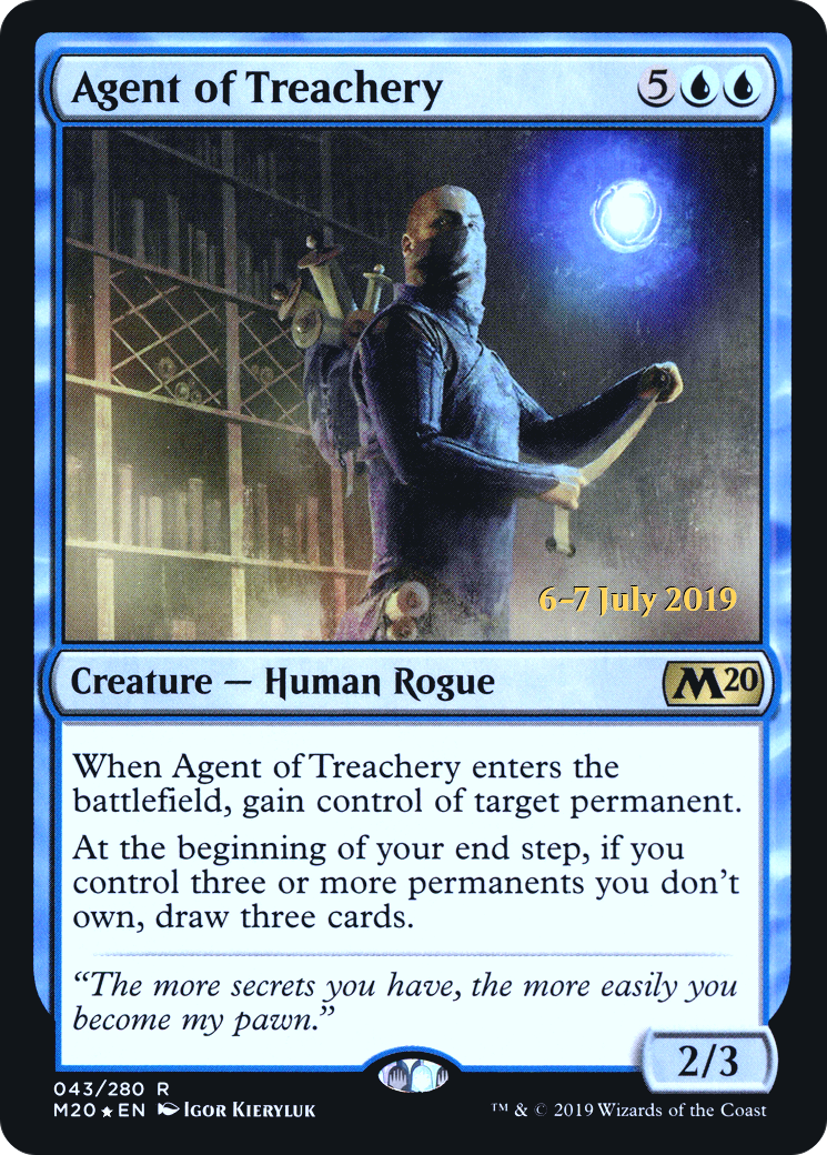 Agent of Treachery [Core Set 2020 Prerelease Promos] - Trinity Hobby