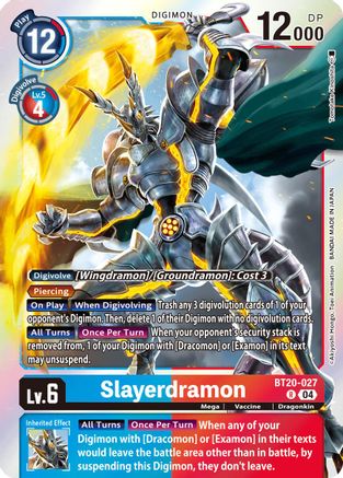 Slayerdramon [BT20-027] [Release Special Booster Ver.2.5] - Trinity Hobby
