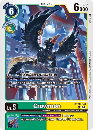 Crowmon [BT20-041] [Release Special Booster Ver.2.5] - Trinity Hobby