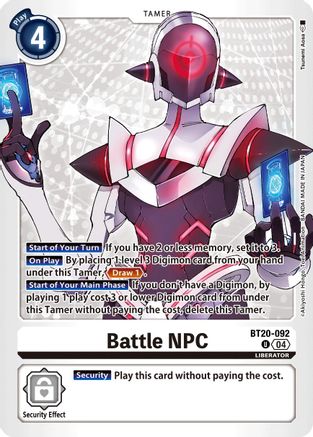 Battle NPC [BT20-092] [Release Special Booster Ver.2.5] - Trinity Hobby