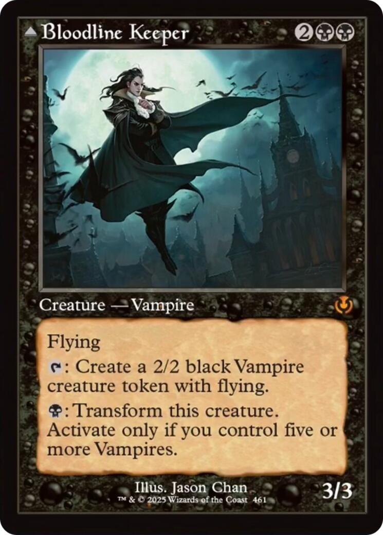 Bloodline Keeper // Lord of Lineage (Retro Frame) [Innistrad Remastered] - Trinity Hobby