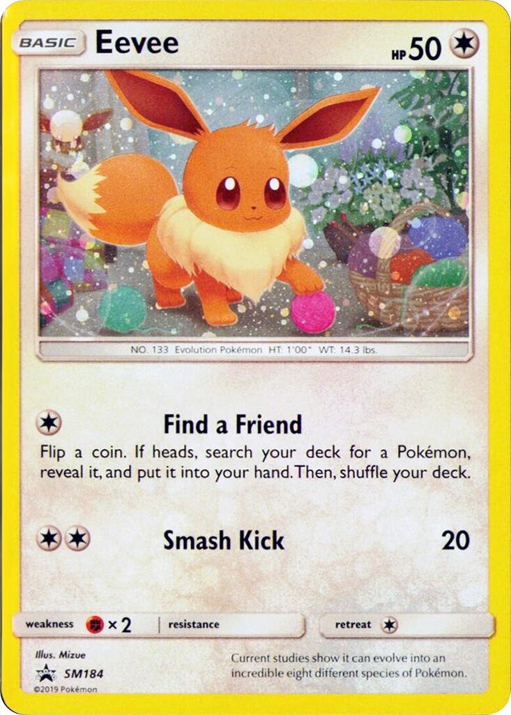 Eevee (SM184) (Cosmos Holo) [Sword & Shield: Black Star Promos] - Trinity Hobby