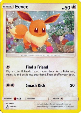 Eevee - SM184 (Cosmos Holo) - (SM184) Holofoil [SM Promos]