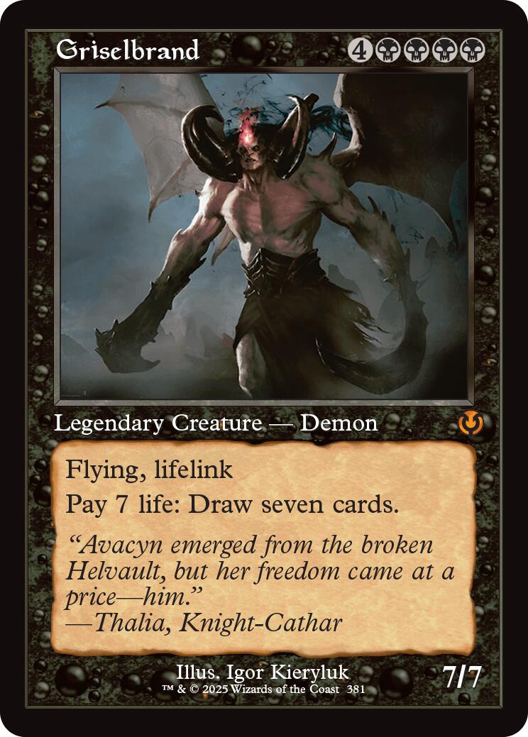 Griselbrand (Retro Frame) [Innistrad Remastered] - Trinity Hobby