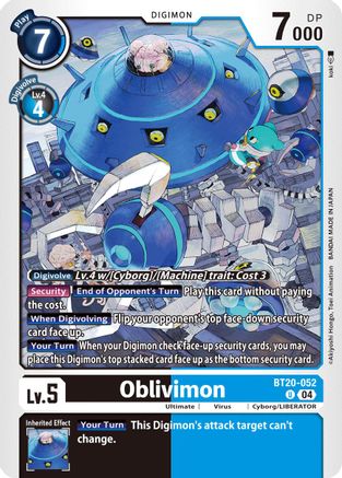 Oblivimon [BT20-052] [Release Special Booster Ver.2.5] - Trinity Hobby