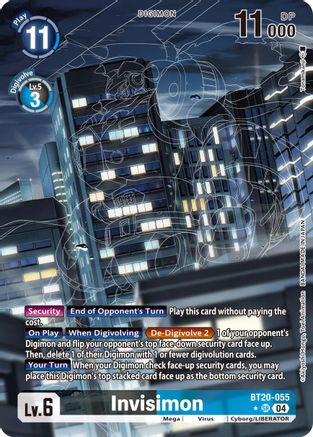 Invisimon [BT20-055] (Alternate Art) [Release Special Booster Ver.2.5] - Trinity Hobby
