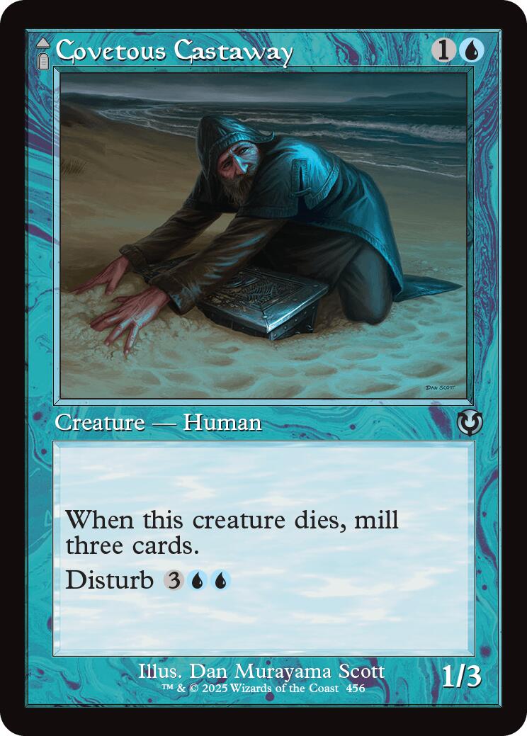 Covetous Castaway // Ghostly Castigator (Retro Frame) [Innistrad Remastered] - Trinity Hobby