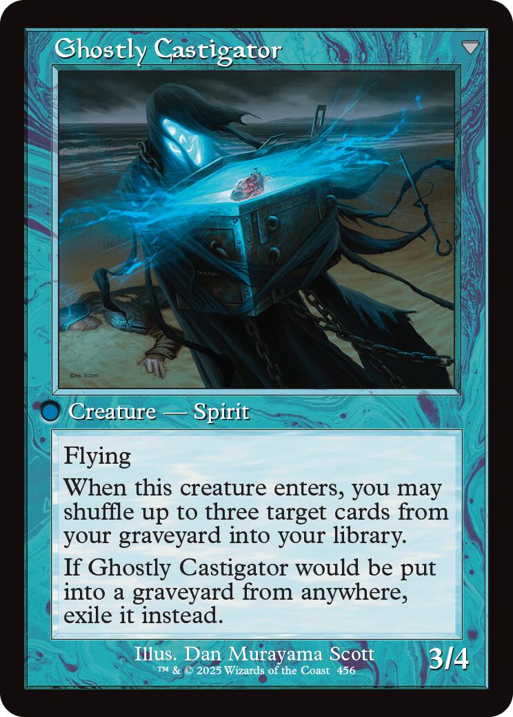 Covetous Castaway // Ghostly Castigator (Retro Frame) [Innistrad Remastered] - Trinity Hobby