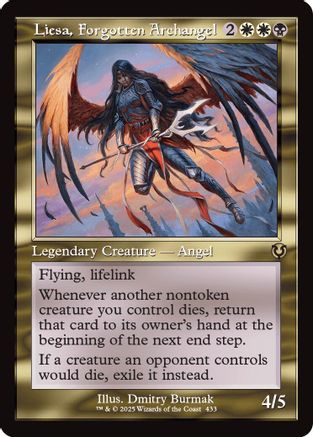 Liesa, Forgotten Archangel (Retro Frame) (INR-433) - [Innistrad Remastered] Foil - Trinity Hobby